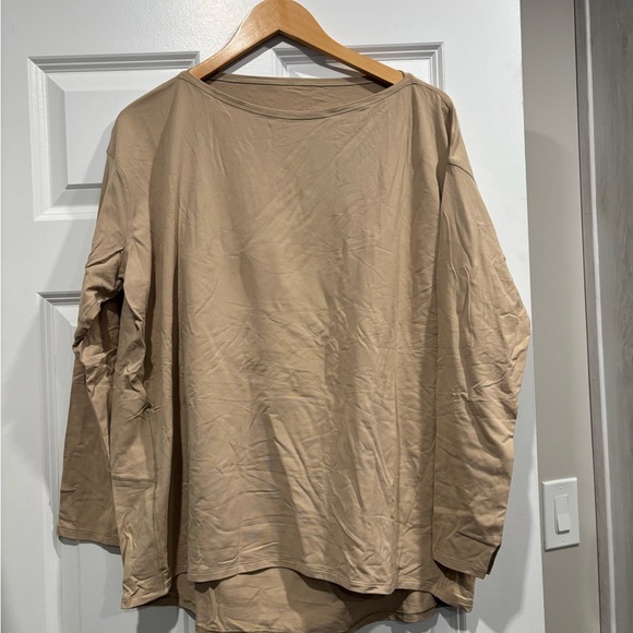 lululemon athletica Long Sleeve Tee - Tan - Picture 4 of 4